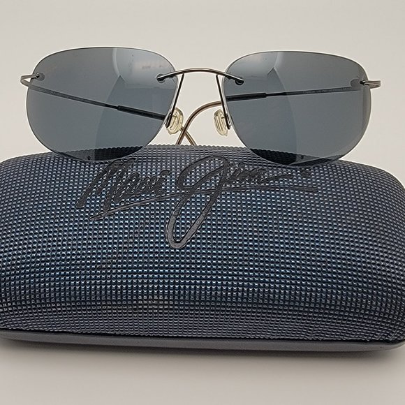 Maui Jim Other - *SOLD* Maui Jim MJ-501-02 Kaanapali Titanium Gunmetal Sunglasses Frame w/ Case